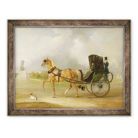 Tablou inramat - John E. Ferneley - William Massey-Stanley Conducerea lui Cabriolet in Hyde Park - - Roveli