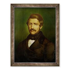 Tablou inramat - Scoala Italiana - Portret De Gaetano Donizetti 1797-1848 - - Roveli
