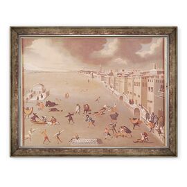 Tablou inramat - Gabriele Bella - Laguna inghetata in 1708 - - Roveli
