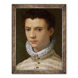 Tablou inramat - Agnolo di Cosimo Bronzino - Portretul unui Tanar - - Roveli