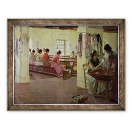 Tablou inramat - Walter Gay - Producatorii de trabuc la Sevilla - - Roveli