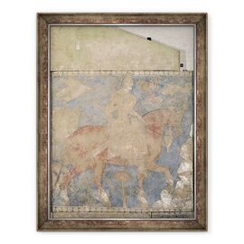 Tablou inramat - Soghdian - Rustam eroic, de la Penjikent - - Roveli