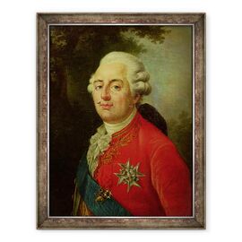 Tablou inramat - Scoala franceza - Portret De Ludovic al XVI-lea 1754-93 Regele Frantei - - Roveli