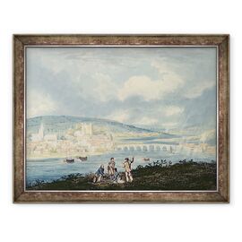 Tablou inramat - Thomas Girtin - Rochester, din nord - - Roveli