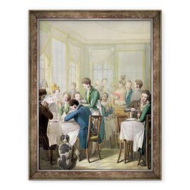 Tablou inramat - Georg Emanuel Opitz - Restaurantul Palais Royal - - Roveli