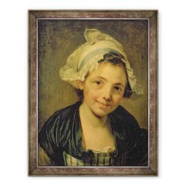 Tablou inramat - Jean Baptiste Greuze - Fata cu capota - - Roveli