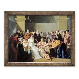 Tablou inramat - Charles Nicolas Raphael Lafond - imparateasa Josephine 1763-1814 Printre Copii - - Roveli