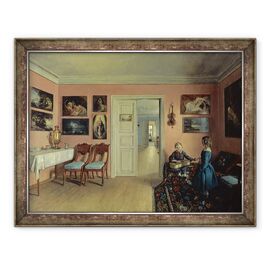 Tablou inramat - Iwan Chrutsky - in camera artistului - - Roveli