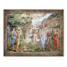 Tablou inramat - Cosimo Rosselli - Adorarea vitelului de Aur - - Roveli