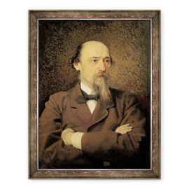 Tablou inramat - Ivan Nikolaevich Kramskoy - Portretul lui Nikolay Alekseyevich Nekrasov - - Roveli