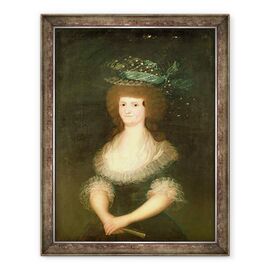 Tablou inramat - Francisco Jose de Goya y Lucientes - Portretul Reginei Maria Luisa 1751-1819 sotia regelui Carol al IV-lea 1788-1808 al Spaniei - - Roveli