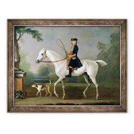 Tablou inramat - James Seymour - Sir Roger Burgoyne calarind Bursuc - - Roveli
