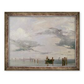 Tablou inramat - Richard Parkes Bonington - Vedere spre laguna langa Venetia - - Roveli