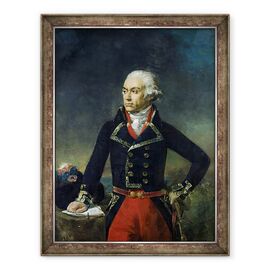 Tablou inramat - Jean Sebastien Rouillard - Charles-Francois du Perier Dumouriez 1739-1823 dupa o pictura de Jean Antoine Houdon - - Roveli