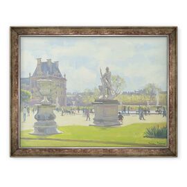 Tablou inramat - Julian Barrow - Dupa-amiaza in Tuileries - - Roveli