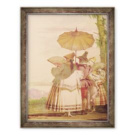 Tablou inramat - Giandomenico Tiepolo - Promenada de Vara - - Roveli