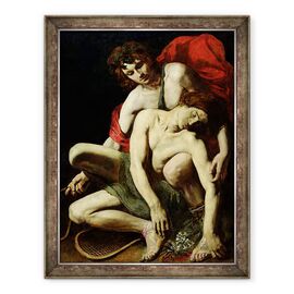 Tablou inramat - Scoala Italiana - Moartea lui Hyacinthus - - Roveli