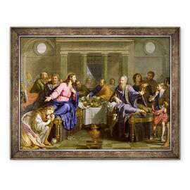 Tablou inramat - Philippe de Champaigne - Hristos in Casa lui Simon Fariseul II - - Roveli
