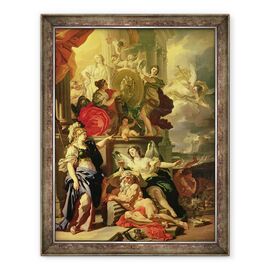 Tablou inramat - Francesco Solimena - Alegorie a unei domnii - - Roveli