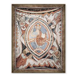 Tablou inramat - Romanesque - Hristos in slava in Tetramorf - - Roveli
