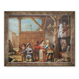 Tablou inramat - Cristobal Valero - Don Quijote in armura cavalerului - - Roveli