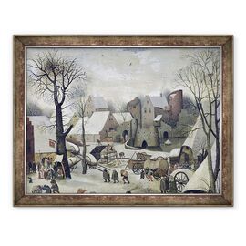 Tablou inramat - Pieter Bruegel the Elder - Recensamantul din Betleem III - - Roveli