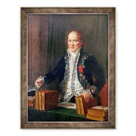 Tablou inramat - Anicet-Charles Lemonnier - Portret De Antoine Francois de Fourcroy 1755-1809 - - Roveli