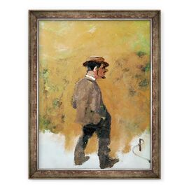 Tablou inramat - Rene Princeteau - Henri de Toulouse-Lautrec 1864-1901 in varsta de 19 ani - - Roveli