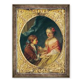 Tablou inramat - Francois Boucher - Mama si Copil - - Roveli