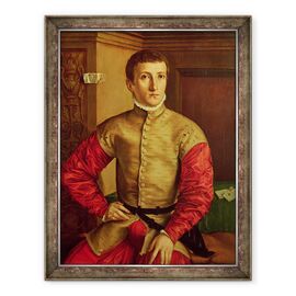 Tablou inramat - Georg Pencz - Portretul unui Tanar - - Roveli