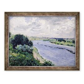Tablou inramat - Pierre Auguste Renoir - Barje pe Sena - - Roveli