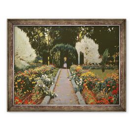 Tablou inramat - Santiago Rusinol i Prats - Glorieta II Gradina de la Aranjuez. Arbor II 1907 - - Roveli