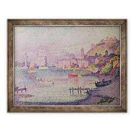 Tablou inramat - Paul Signac - Parasirea Portul Saint-Tropez - - Roveli