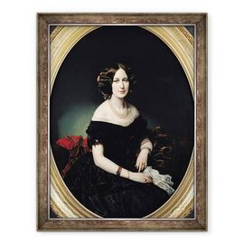 Tablou inramat - Federico de Madrazo y Kuntz - Portretul Baronesei De Weisweiller - - Roveli