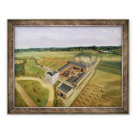 Tablou inramat - William Brown - Tiptree Hall si Ferma, Essex - - Roveli
