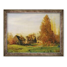 Tablou inramat - Francois Louis Francais - Farmyard - - Roveli