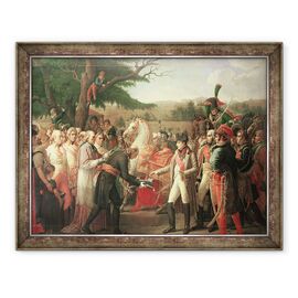 Tablou inramat - Anne Louis Girodet de Roucy-Trioson - Napoleon Bonaparte 1769-1821 Primirea cheilor Vienei la Schloss Schonbrunn, 13 noiembrie 1805 - - Roveli