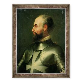 Tablou inramat - Francois Xavier Dupre - Jean de la Valette 1494-1568 Marele Maestru al Cavalerilor Ordinului Maltei - - Roveli