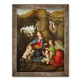 Tablou inramat - Leonardo da Vinci - Madonna Stancilor I - - Roveli
