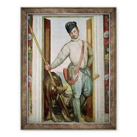 Tablou inramat - Veronese - Costum Auto Portret in Vanatoare - - Roveli