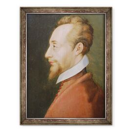 Tablou inramat - Scoala franceza - Cardinalul Charles de Bourbon 1523-90 - - Roveli