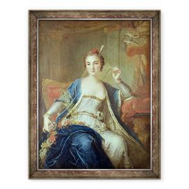 Tablou inramat - Louis Michel van Loo - Portret De Mademoiselle Marie Salle c.1702-56 1737 - - Roveli