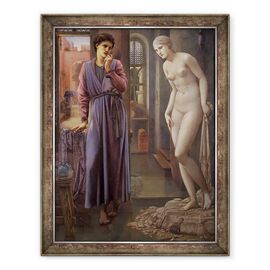 Tablou inramat - Edward Coley Burne-Jones - Pygmalion si imaginea - Mana se abtine - - Roveli