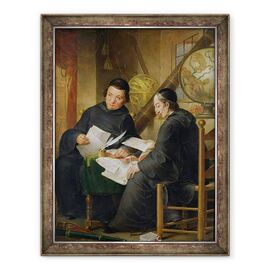 Tablou inramat - Louis Gabriel Blanchet - P.P. Leseur si Francois Jacquier 1711-88 in Roma - - Roveli