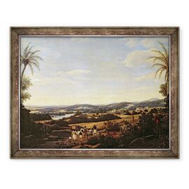 Tablou inramat - Frans Jansz Post - Peisaj brazilian cu o plantatie - - Roveli