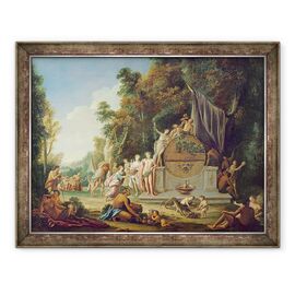 Tablou inramat - Jean Jacques Spoede - Fete Galante in onoarea lui Bacchus - - Roveli