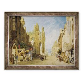 Tablou inramat - John Sell Cotman - Scene de strada din Alencon II, Normandia - - Roveli