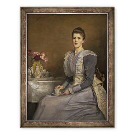 Tablou inramat - John Everett Millais - Portretul doamnei Joseph Chamberlain 1864-1957 - - Roveli
