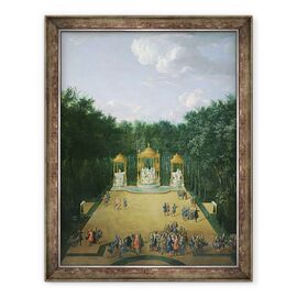 Tablou inramat - Pierre-Denis Martin - Groves de Baile lui Apollo in Gradinile Versailles - - Roveli