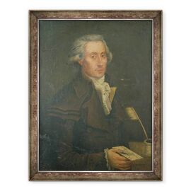 Tablou inramat - Francois Bonneville - Georges Couthon 1755-94 - - Roveli
